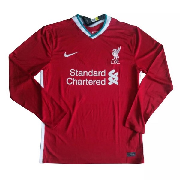 Tailandia Camiseta Liverpool Primera Equipación ML 2020-2021 Rojo